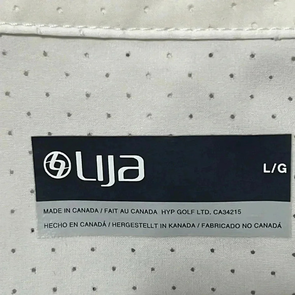 Lija White Flora Game Day Full Zip Contrast Print Floral Drawcord Golf … - Picture 13 of 16